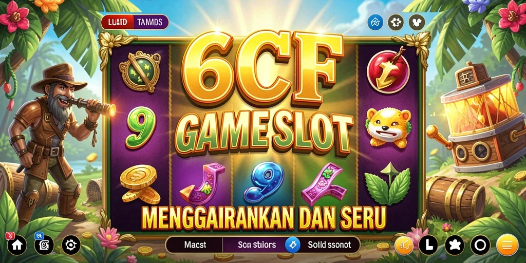 Tampilan gameplay Slot yang menarik dalam 6CF.