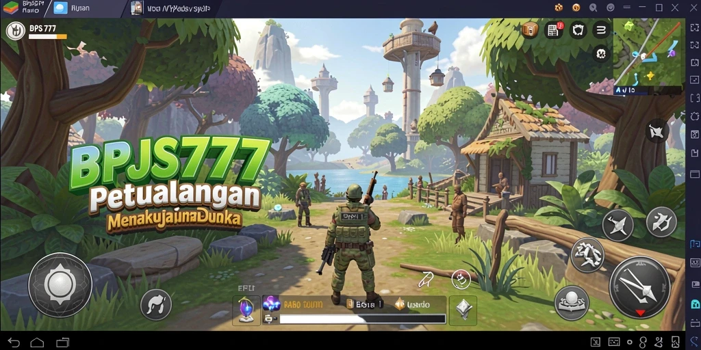 Tampilan menarik dari gameplay BPJS777 dalam dunia terbuka yang luas.