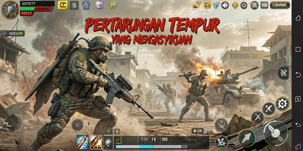 Gameplay GOTO77 yang mendebarkan dan penuh aksi.