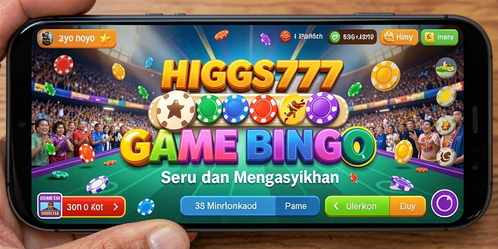 Tampilan gameplay HIGGS777 yang menarik saat bermain Bingo.