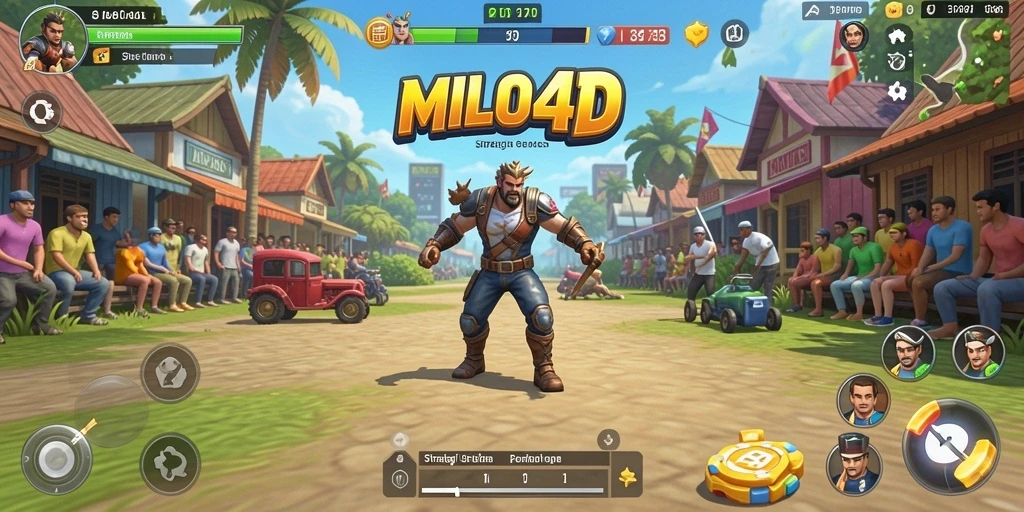 Tampilan gameplay yang menarik dan menantang di MILO4D.