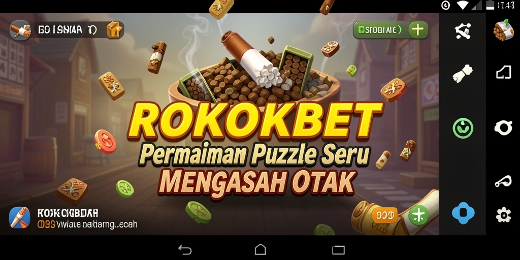Tampilan gameplay ROKOKBET yang menarik dan menantang.