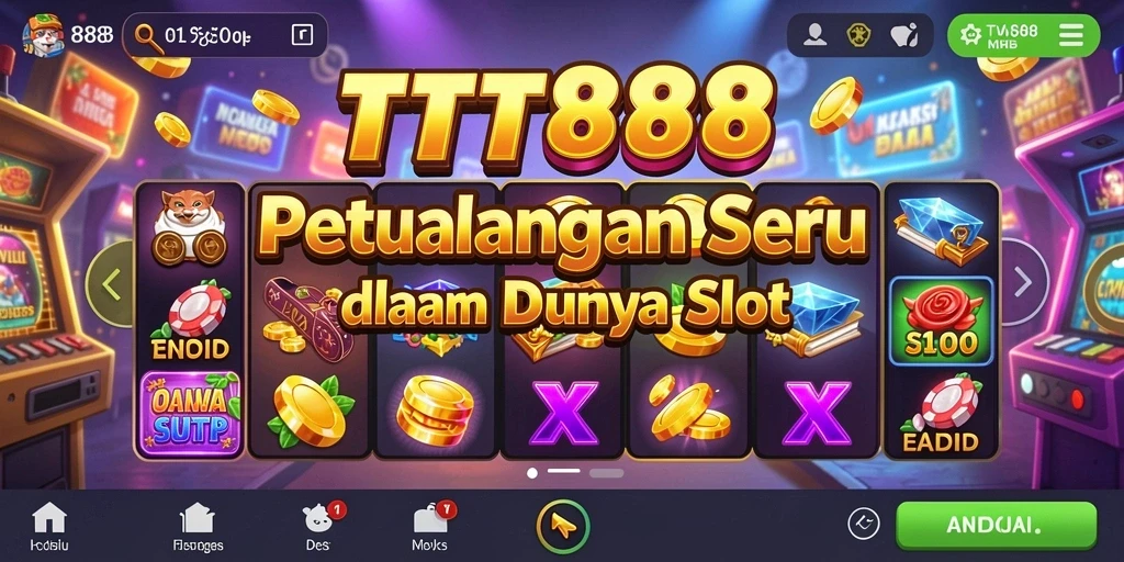 Screenshot gameplay TTT888 menunjukkan keseruan dan fitur menarik dalam permainan Slot.