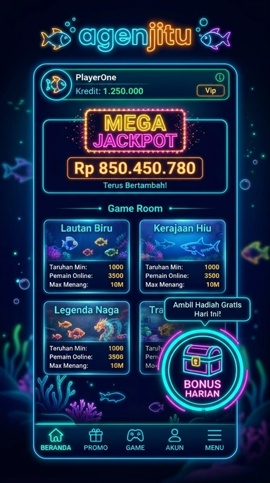 Tampilan antarmuka pusat unduh agenjitu yang modern dan menarik.